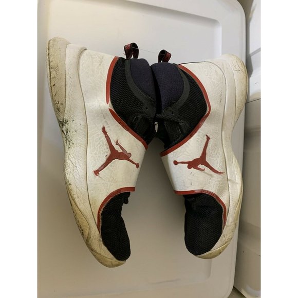 Nike 881571-001 Super.fly shoes Men's 10.5 high top flap black red‎ white - Picture 7 of 9